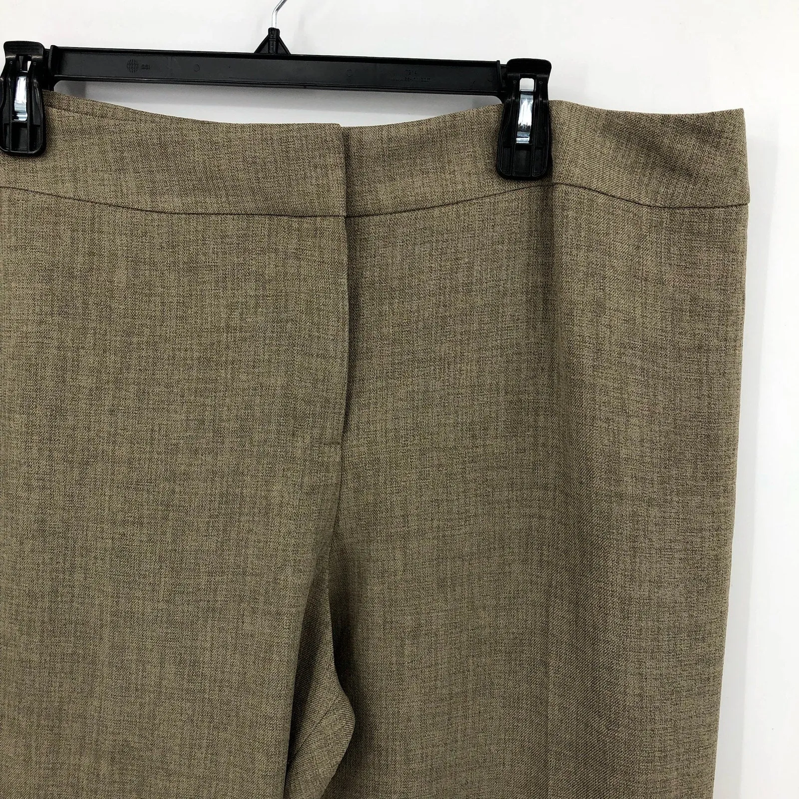 KASPER Women's Dress Pants 24W PLUS Cypress Slim Fit High Waist Flat Front NWT