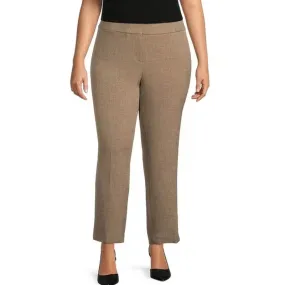 KASPER Women's Dress Pants 24W PLUS Cypress Slim Fit High Waist Flat Front NWT