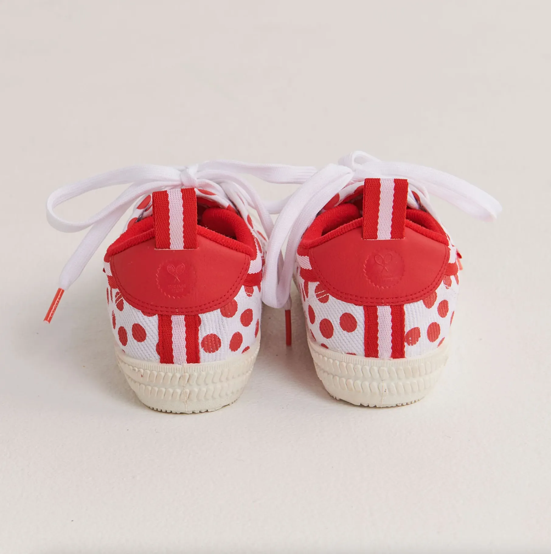 Kip & Co X Volley Red Polka Dot Heritage Low Sneaker **FINAL SALE**