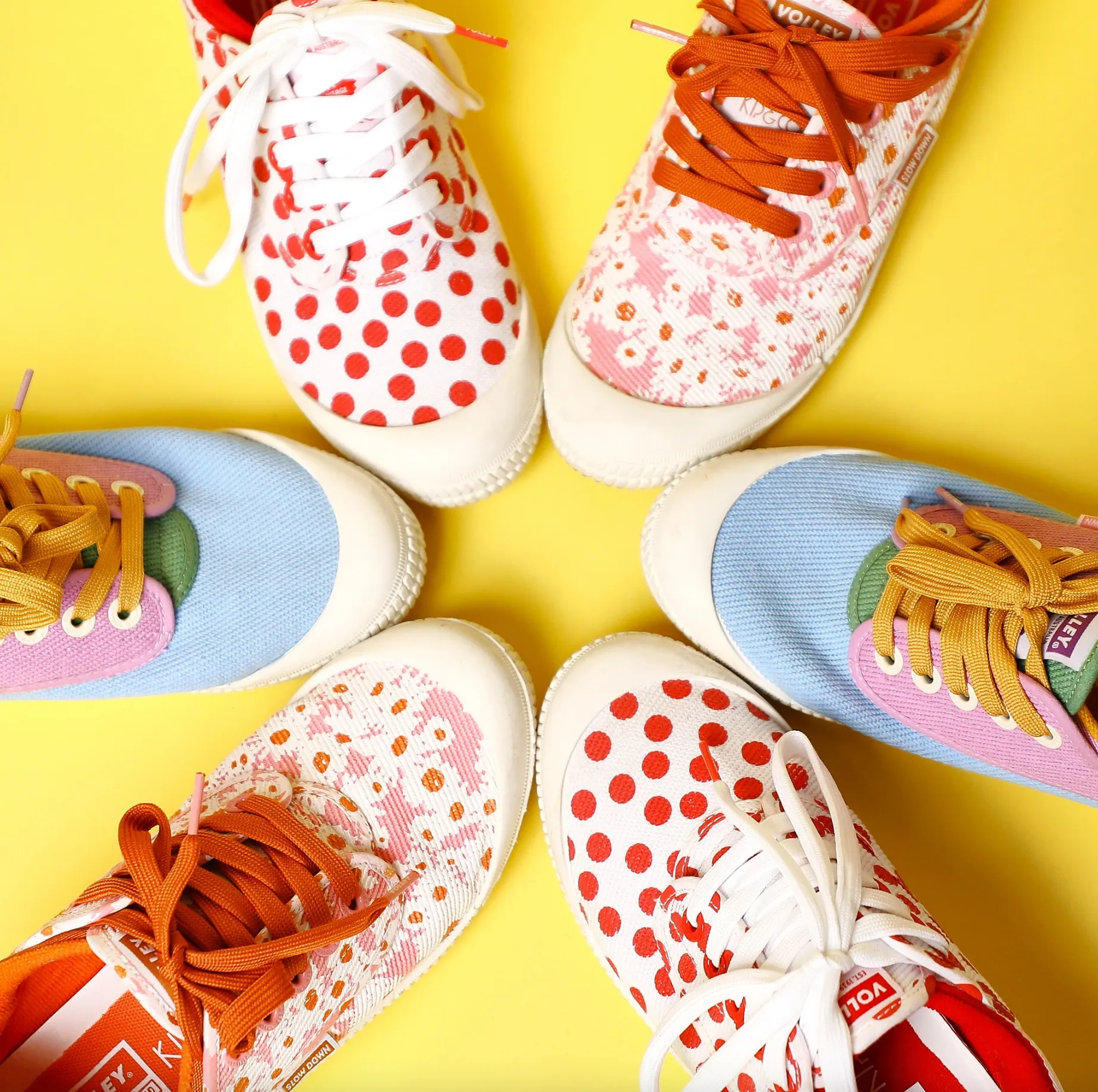 Kip & Co X Volley Woodstock Heritage Low Sneaker **FINAL SALE**