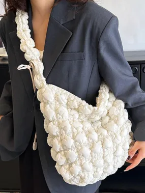 Ladies Cloud Bag Puffer Looking Lightweight Handbag SKAB013