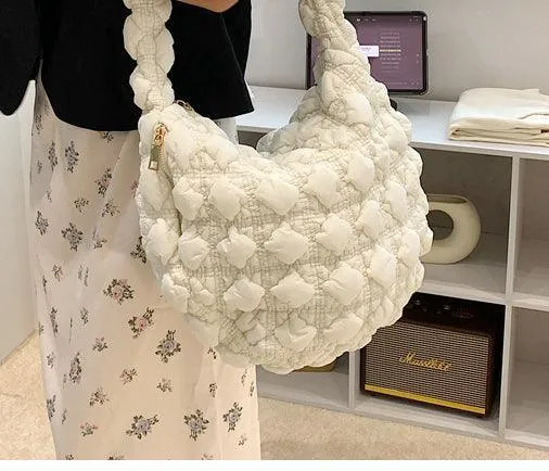 Ladies Lightweight Puffer Cloud Handbag SKAB020