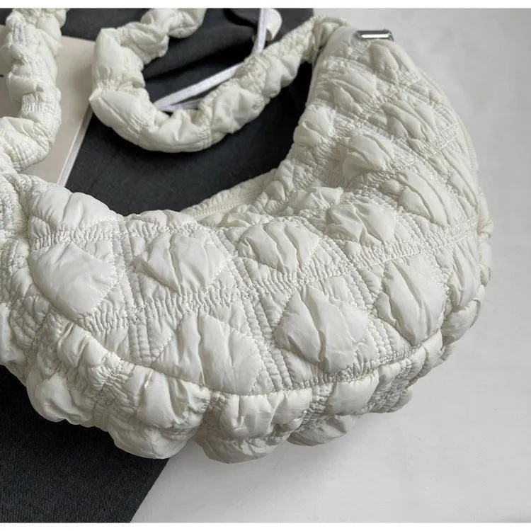 Ladies Puffer Looking Lightweight Cloud Handbag SKAB014