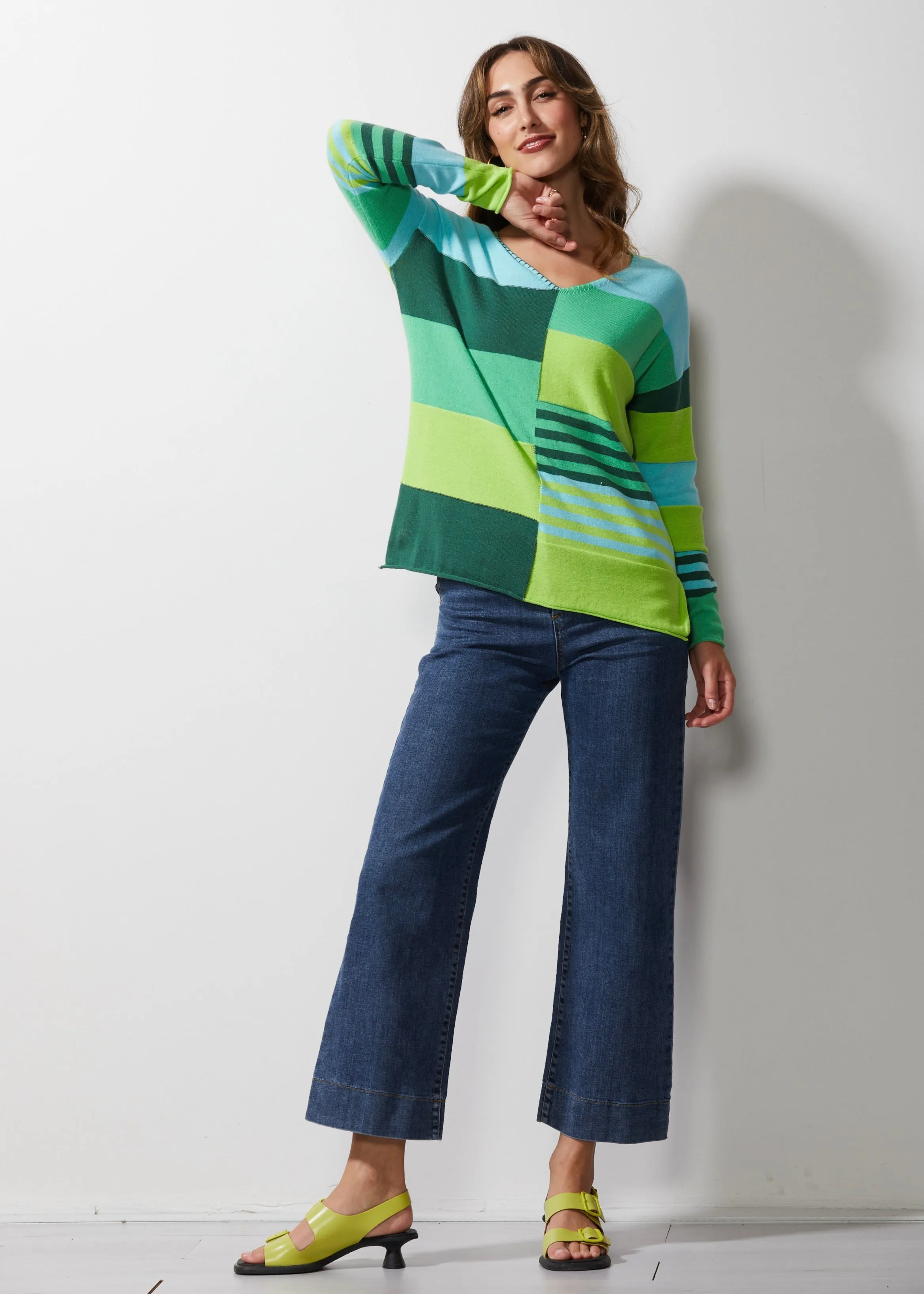ld   co - Rainbow Threads Top