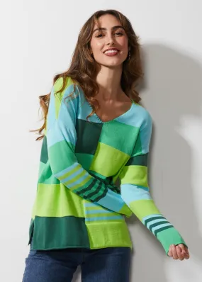 ld   co - Rainbow Threads Top
