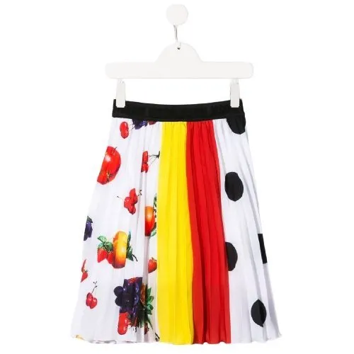 Logo Pleated Skirt