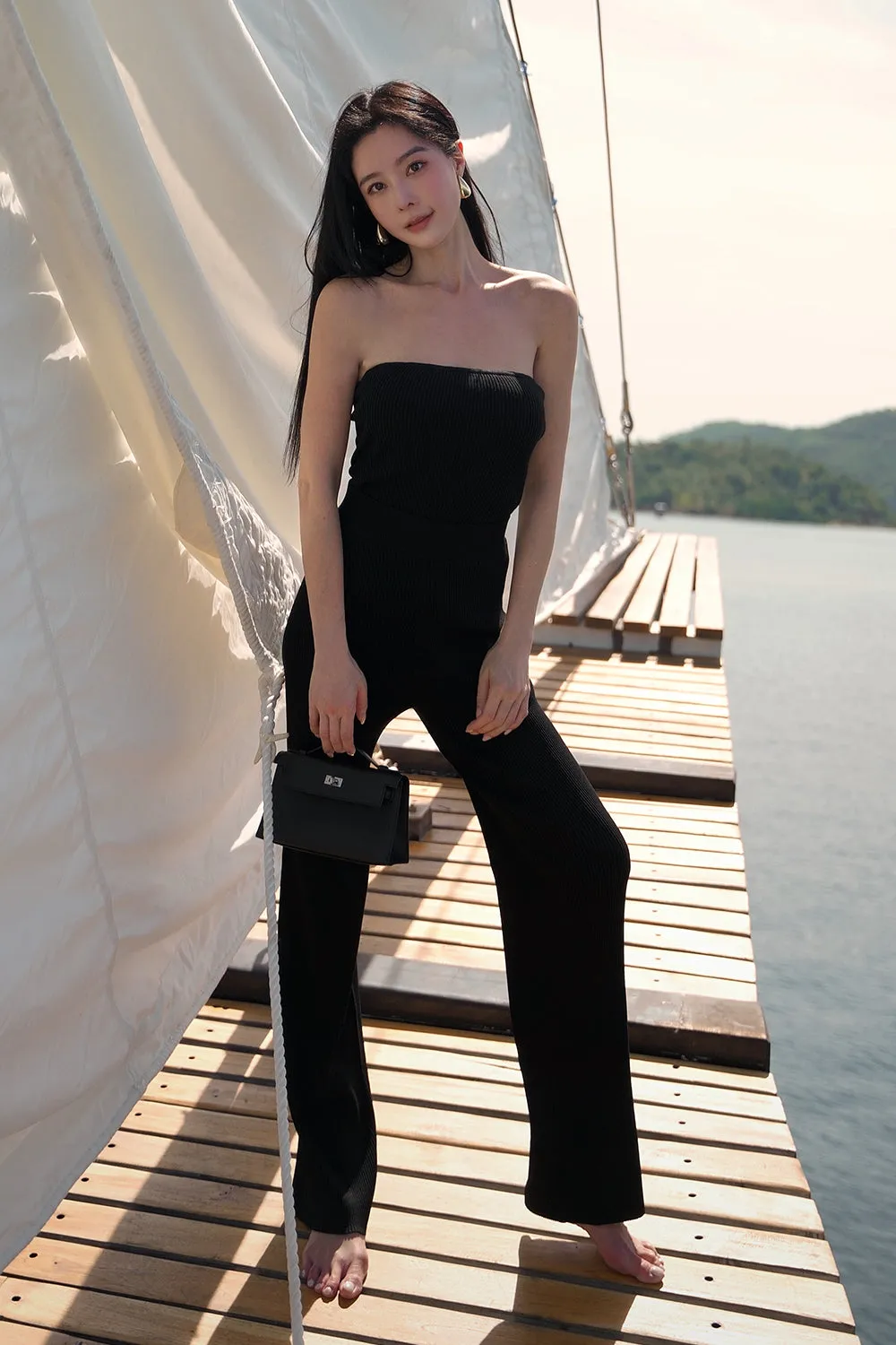 冰紗長腿褲<br>Ice Knit High Waist Pants