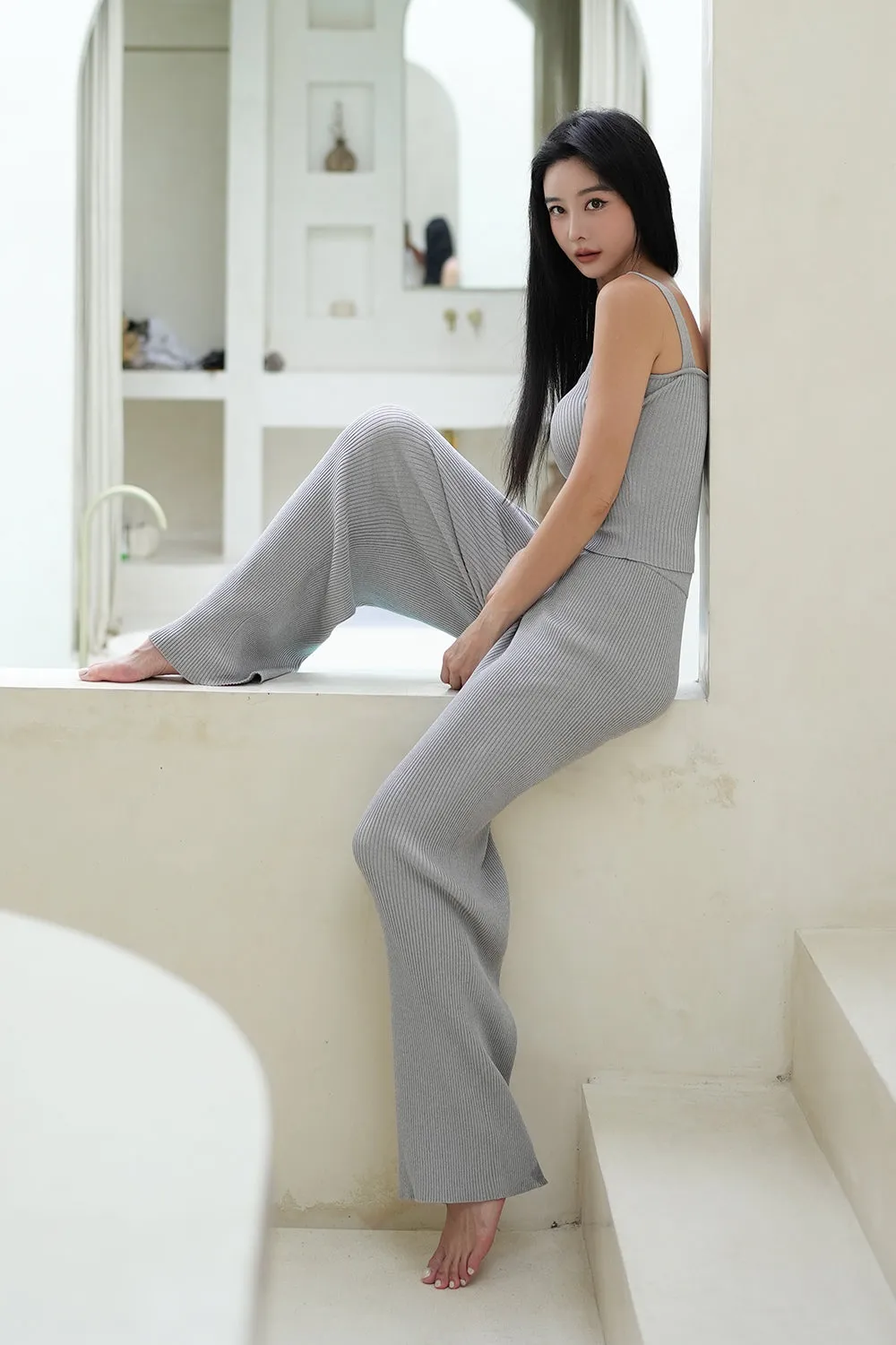 冰紗長腿褲<br>Ice Knit High Waist Pants