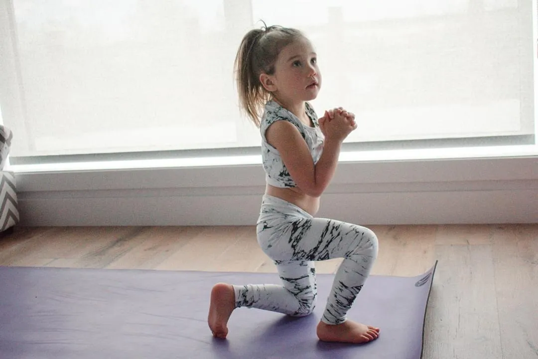 Marble Yoga Top