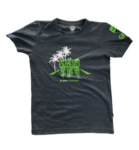 MEN GREY T-SHIRT PALMS  COZUMEL