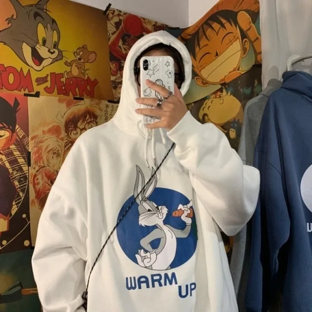 Men Hoodies Streetwear Winter Coat Fashion Loose Causal Hoodie Sweatshirt Hip Hop Casual Sweatshirts