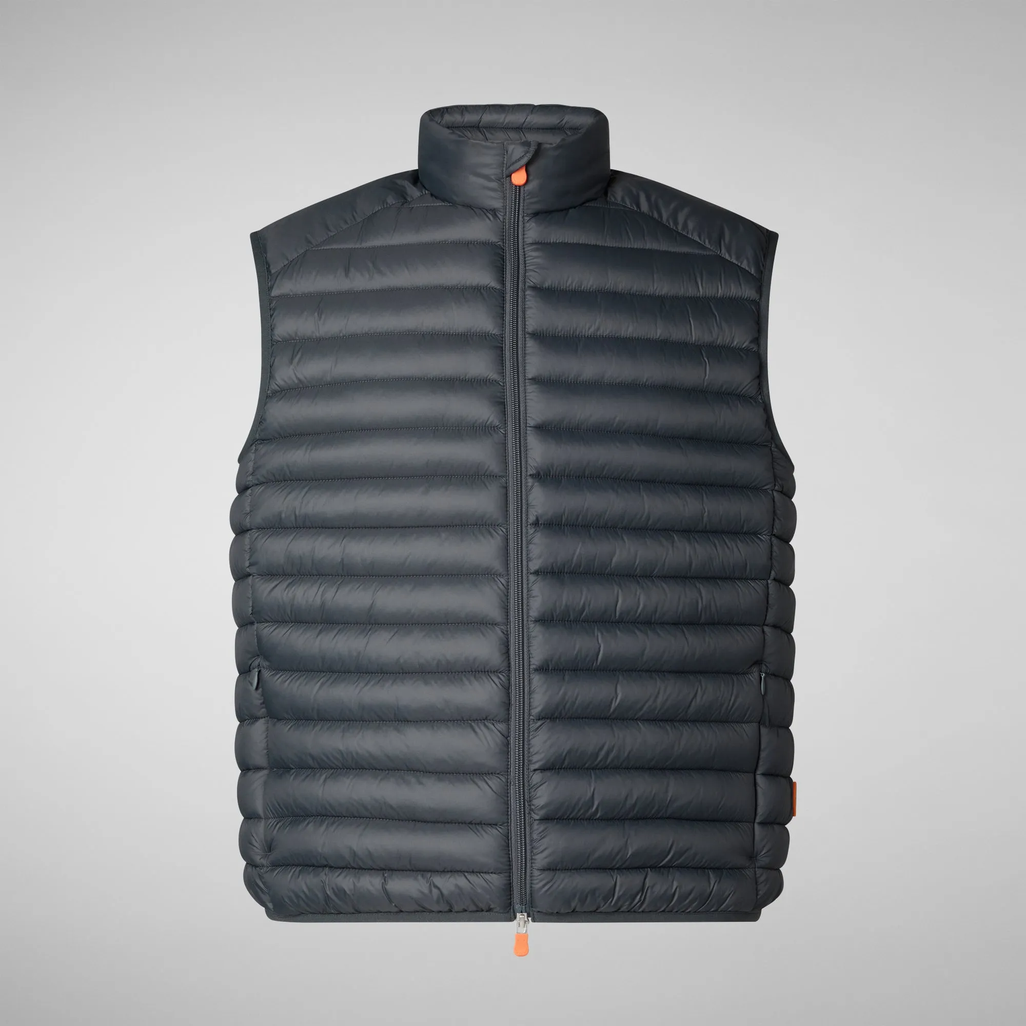 Men's Adam Puffer Vest in Storm Grey