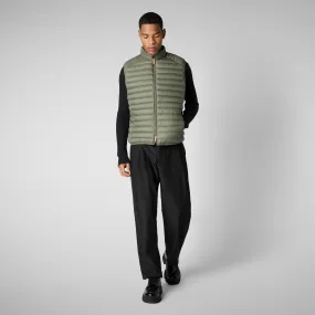 Men's  Animal free Puffer Vest Adam in Swamp Green