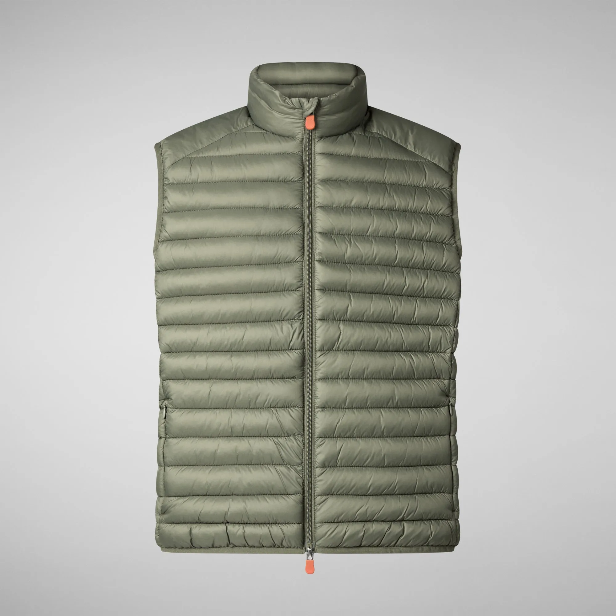 Men's  Animal free Puffer Vest Adam in Swamp Green