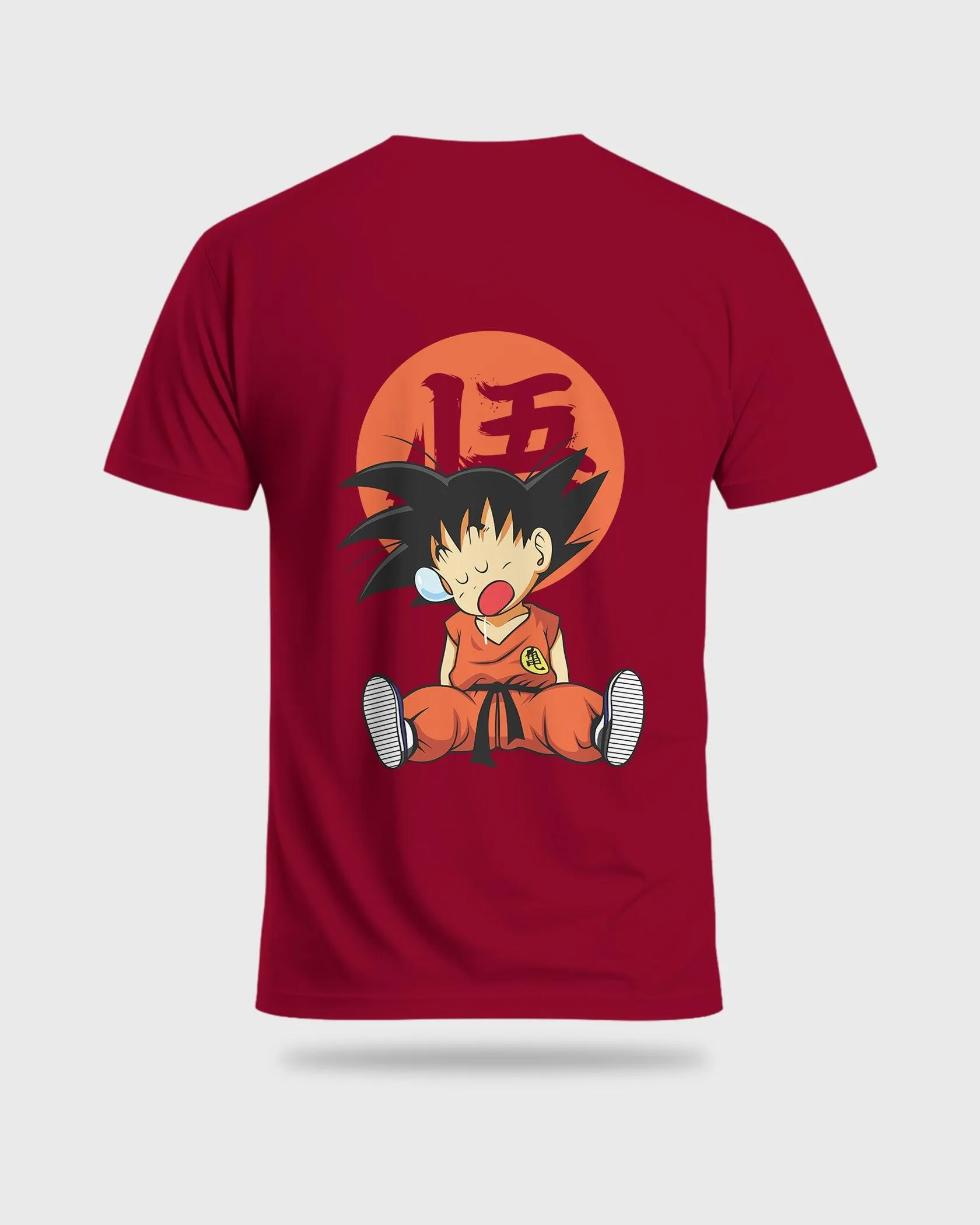 Mens Regular Tshirt Anime Dragonballz Lazy Goku