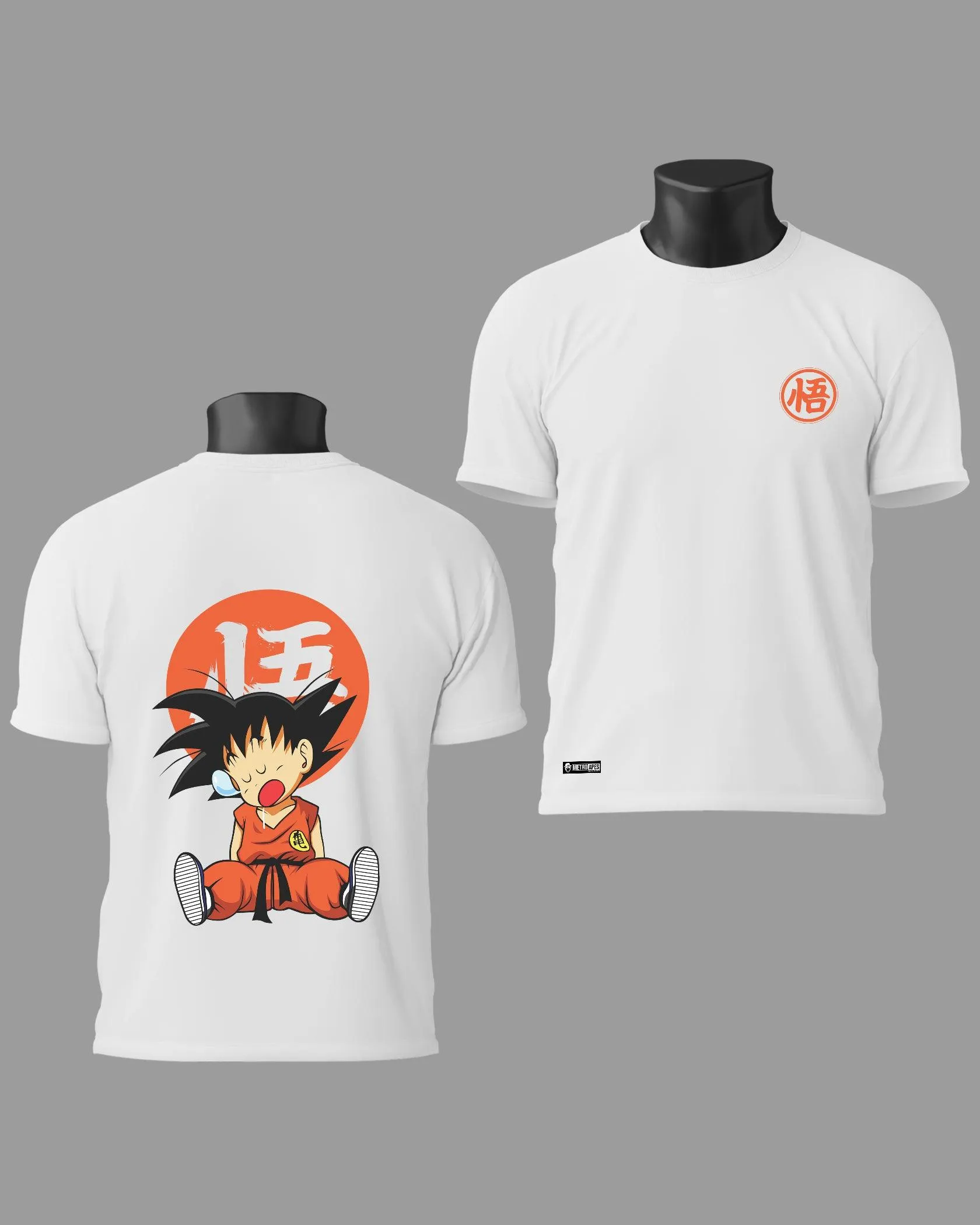 Mens Regular Tshirt Anime Dragonballz Lazy Goku