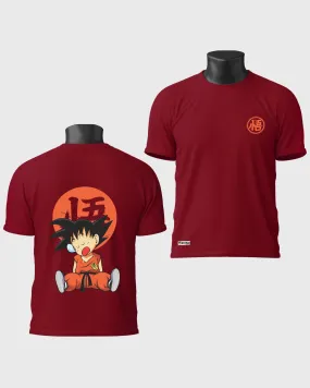 Mens Regular Tshirt Anime Dragonballz Lazy Goku