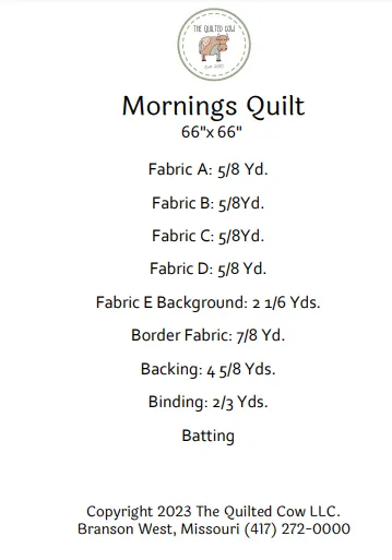 Mornings Quilt
