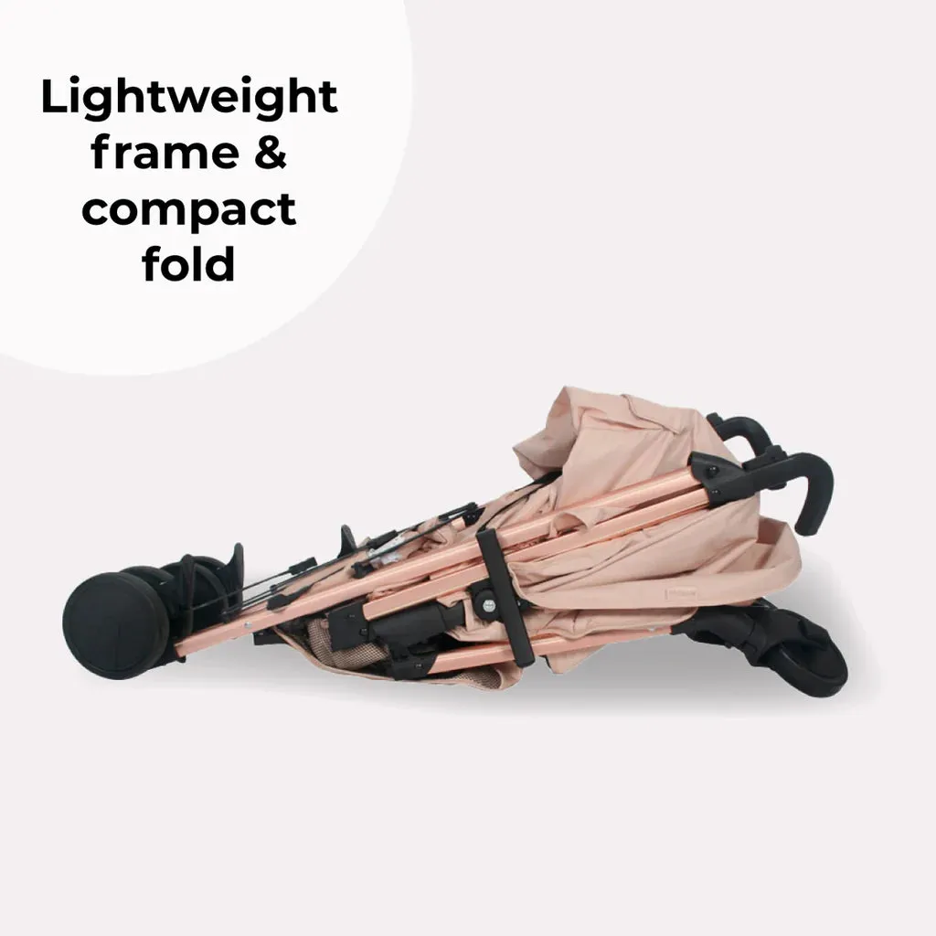 My Babiie MB51 Stroller - Rose Gold Blush