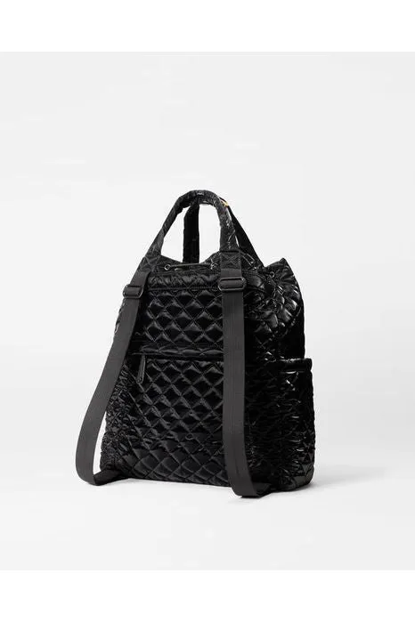 MZ Wallace Metro Convertible Backpack 1283X2137 | Black Liquid