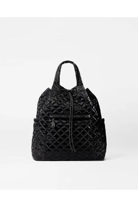 MZ Wallace Metro Convertible Backpack 1283X2137 | Black Liquid