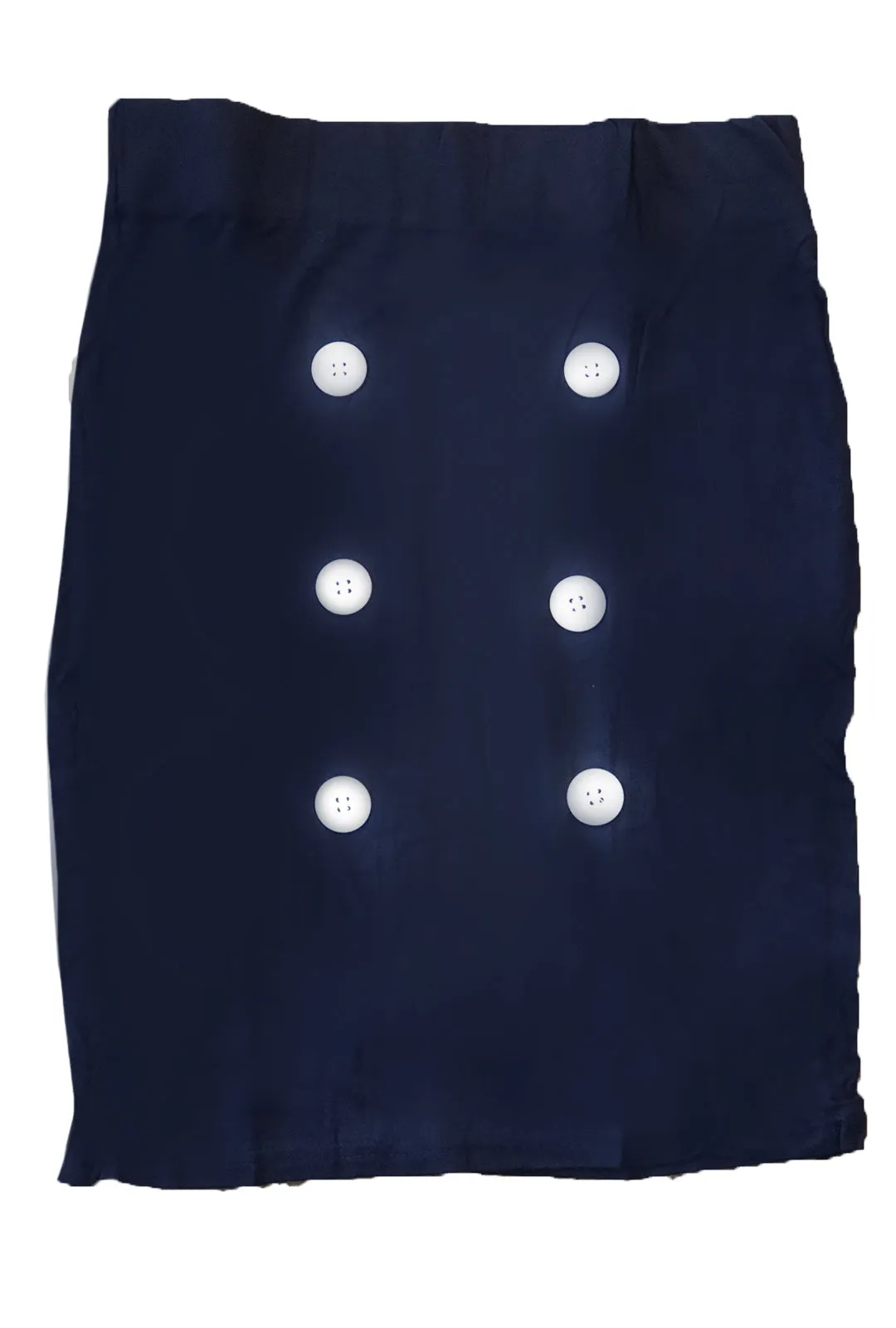 Navy Pin-Up Pencil Skirt