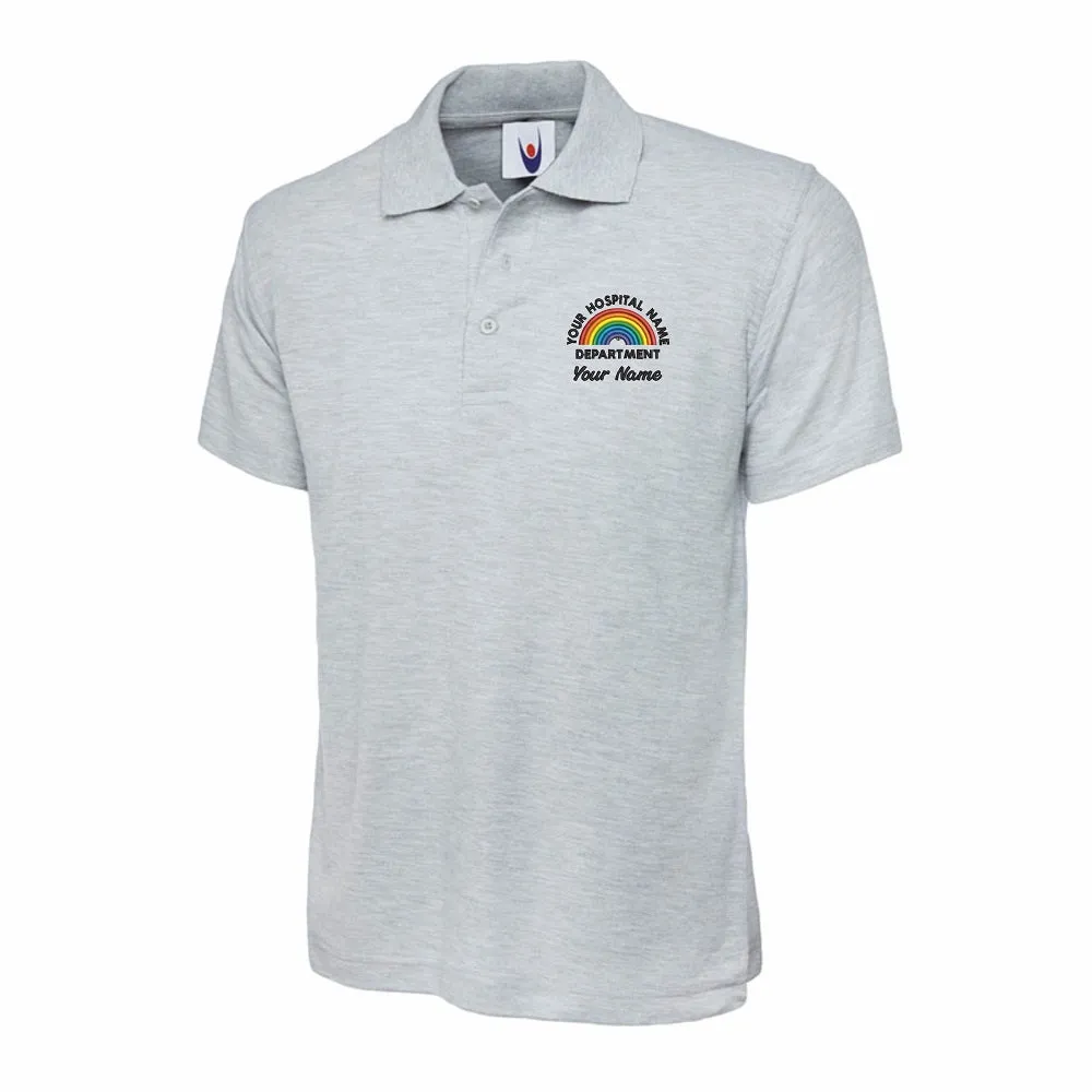 NHS Rainbow Polo Shirt