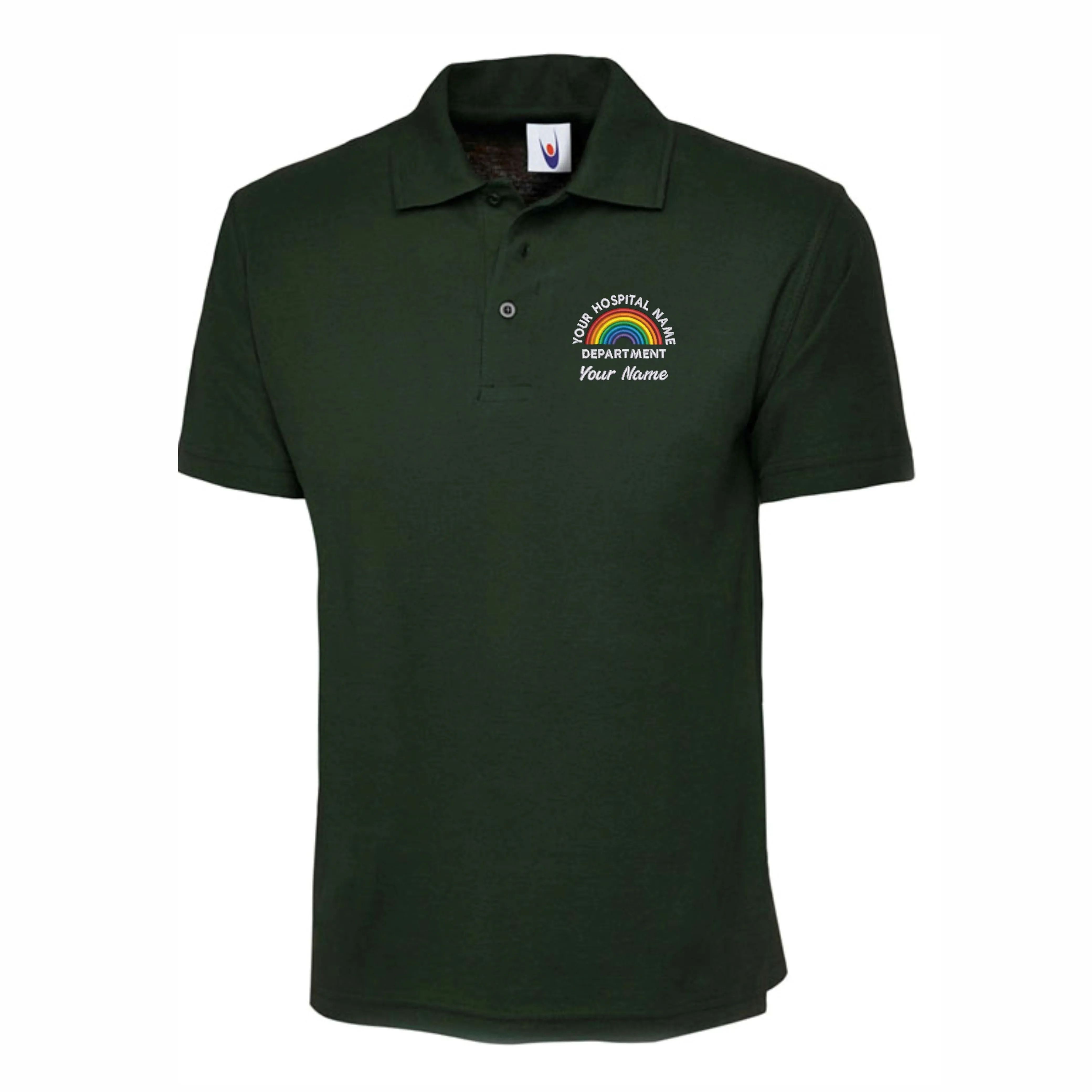 NHS Rainbow Polo Shirt