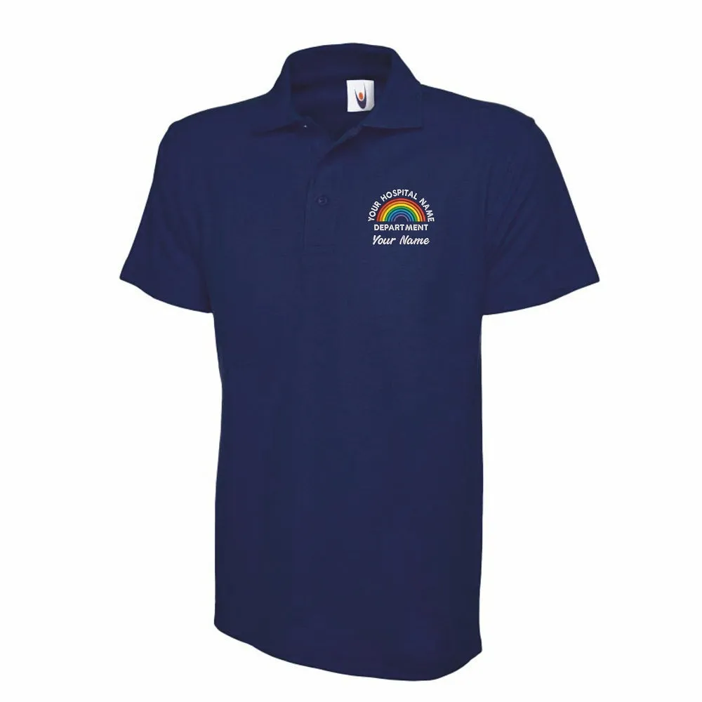 NHS Rainbow Polo Shirt