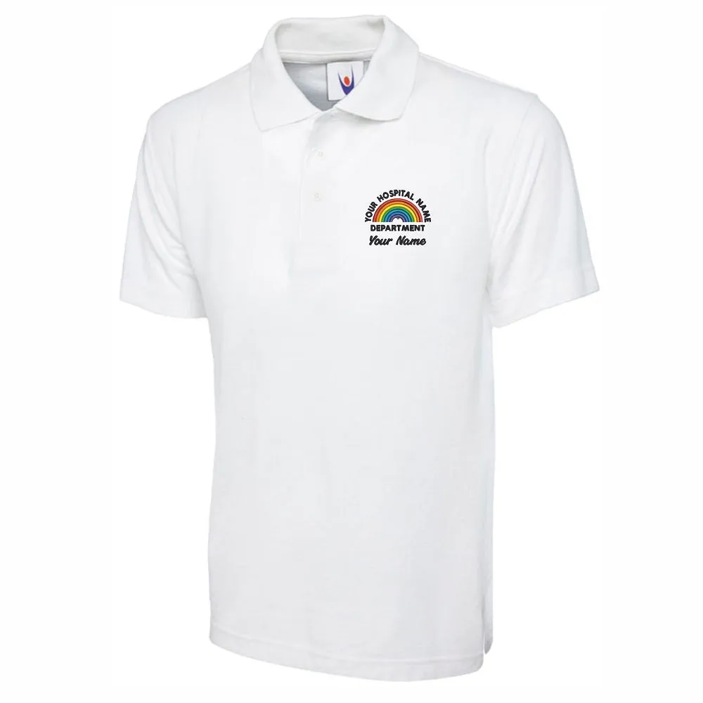 NHS Rainbow Polo Shirt