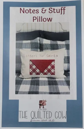 Notes & Stuff Pillow