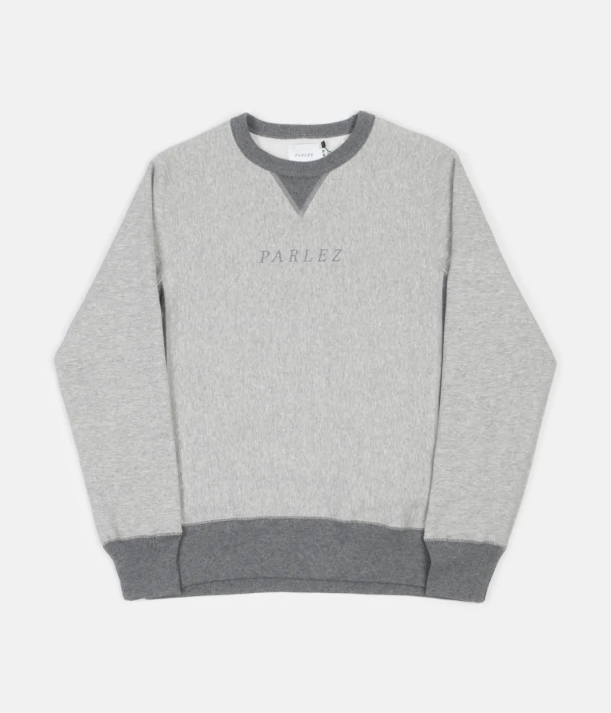Parlez Tonal Heavyweight Crewneck Sweatshirt - Heather Grey