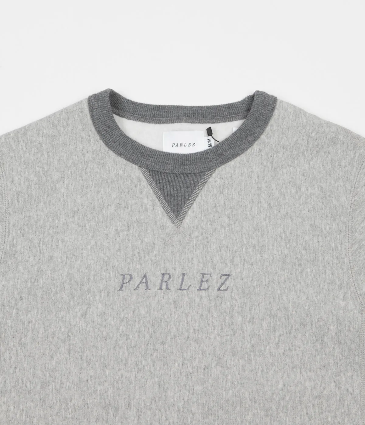 Parlez Tonal Heavyweight Crewneck Sweatshirt - Heather Grey