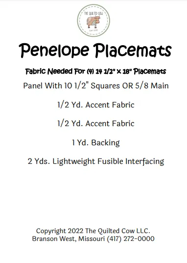 Penelope Placemats
