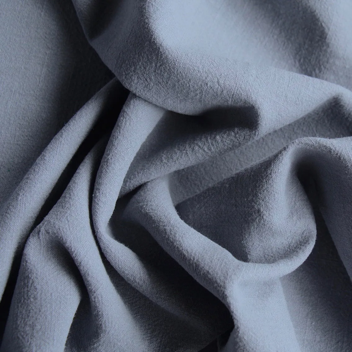 Pewter Pebble Washed Linen