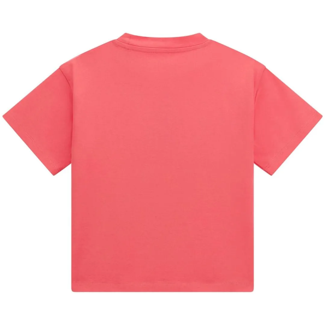 Pink Diamante Logo T-Shirt