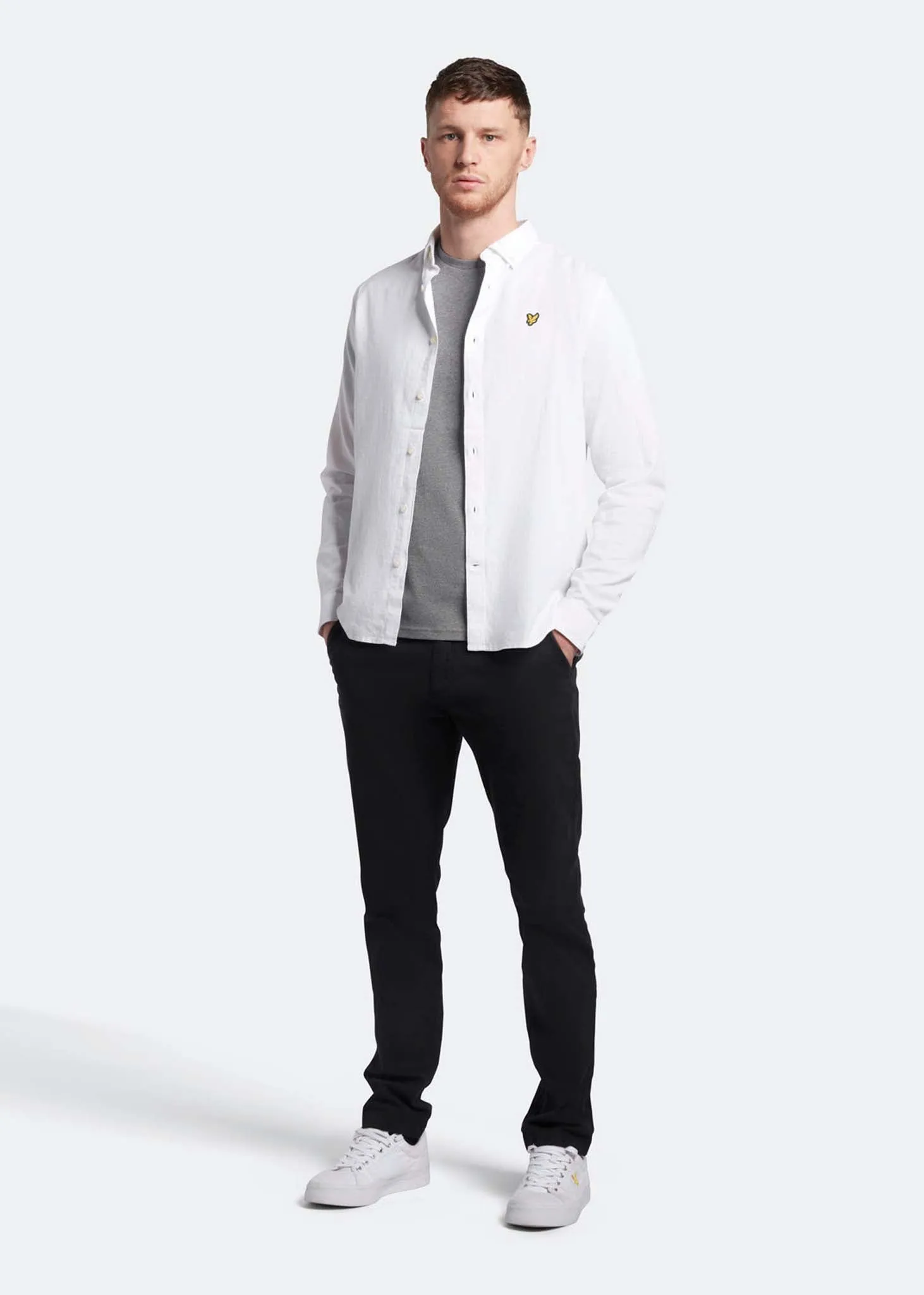 Plain t-shirt - mid grey marl