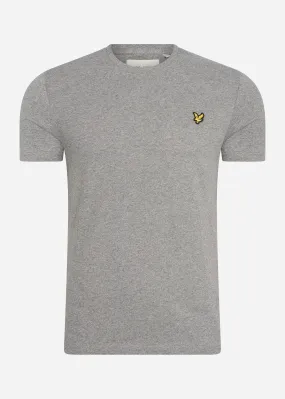 Plain t-shirt - mid grey marl