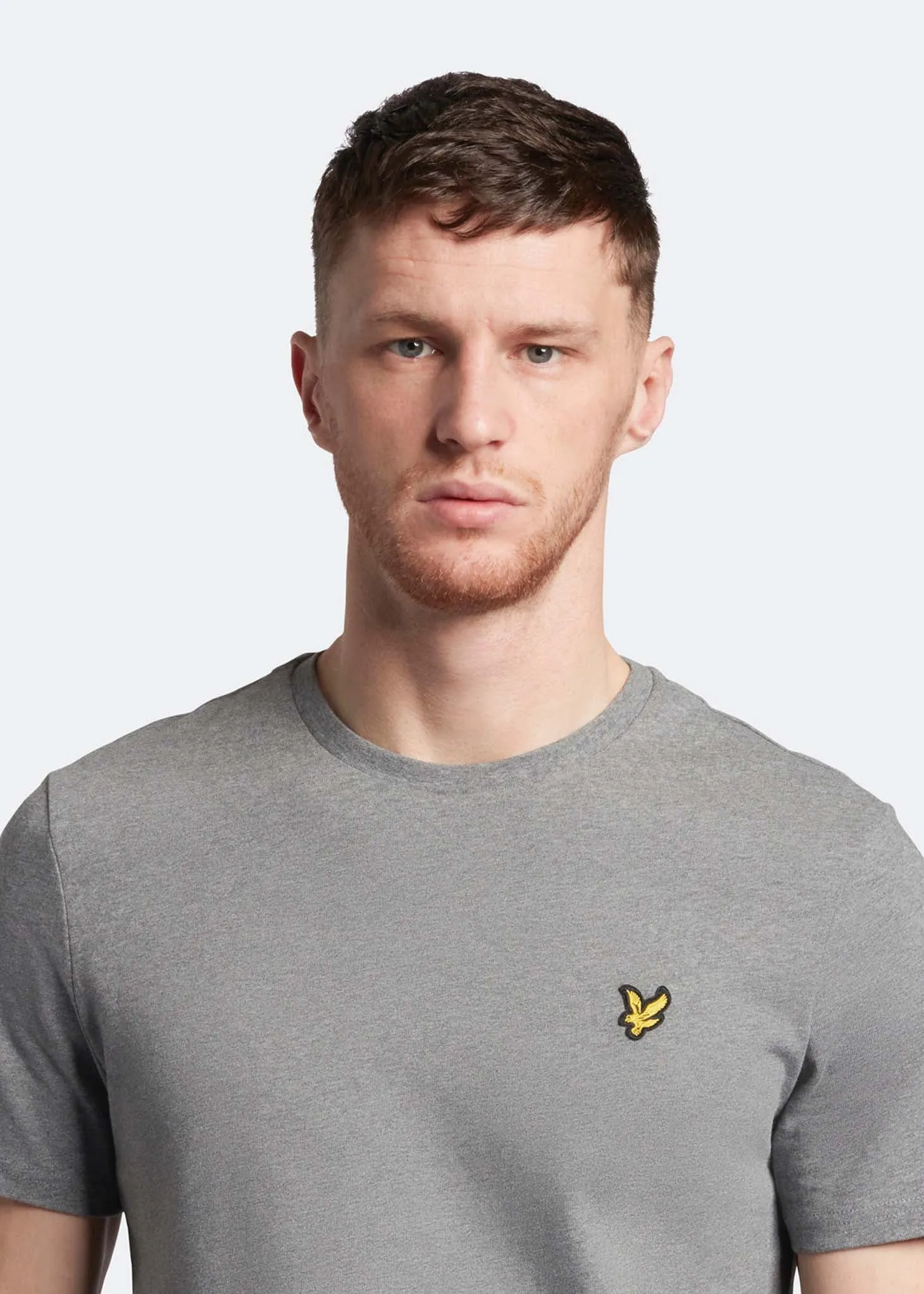 Plain t-shirt - mid grey marl