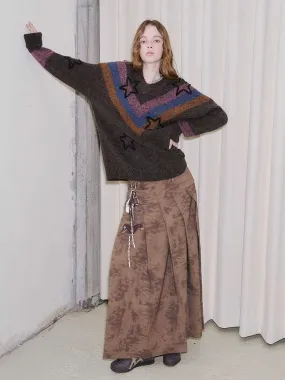Pleated long skirt【s0000010801】