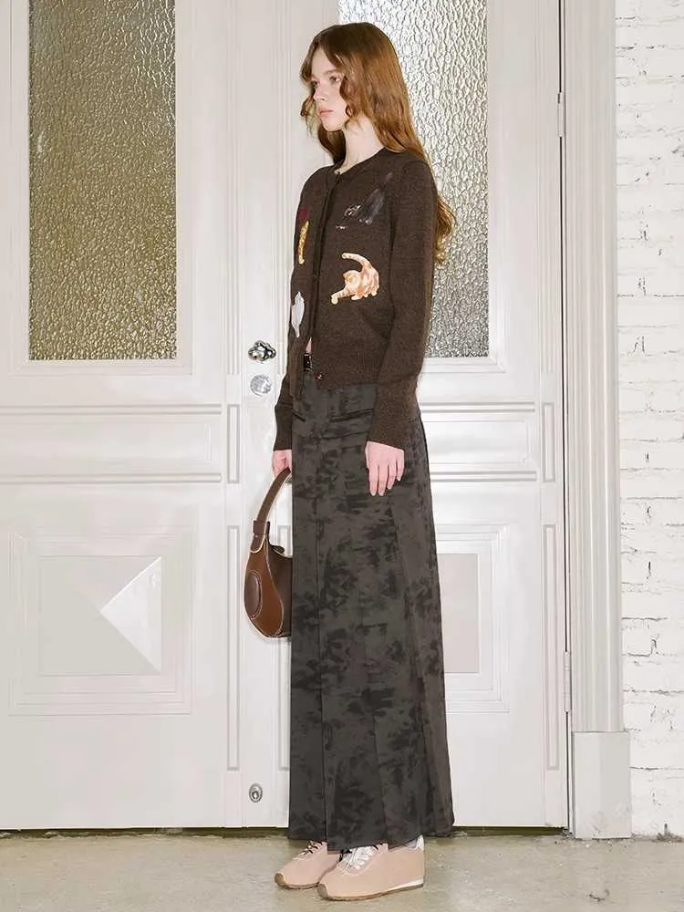 Pleated long skirt【s0000010801】