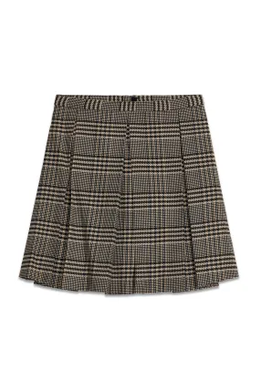Pleated Mini Skirt
