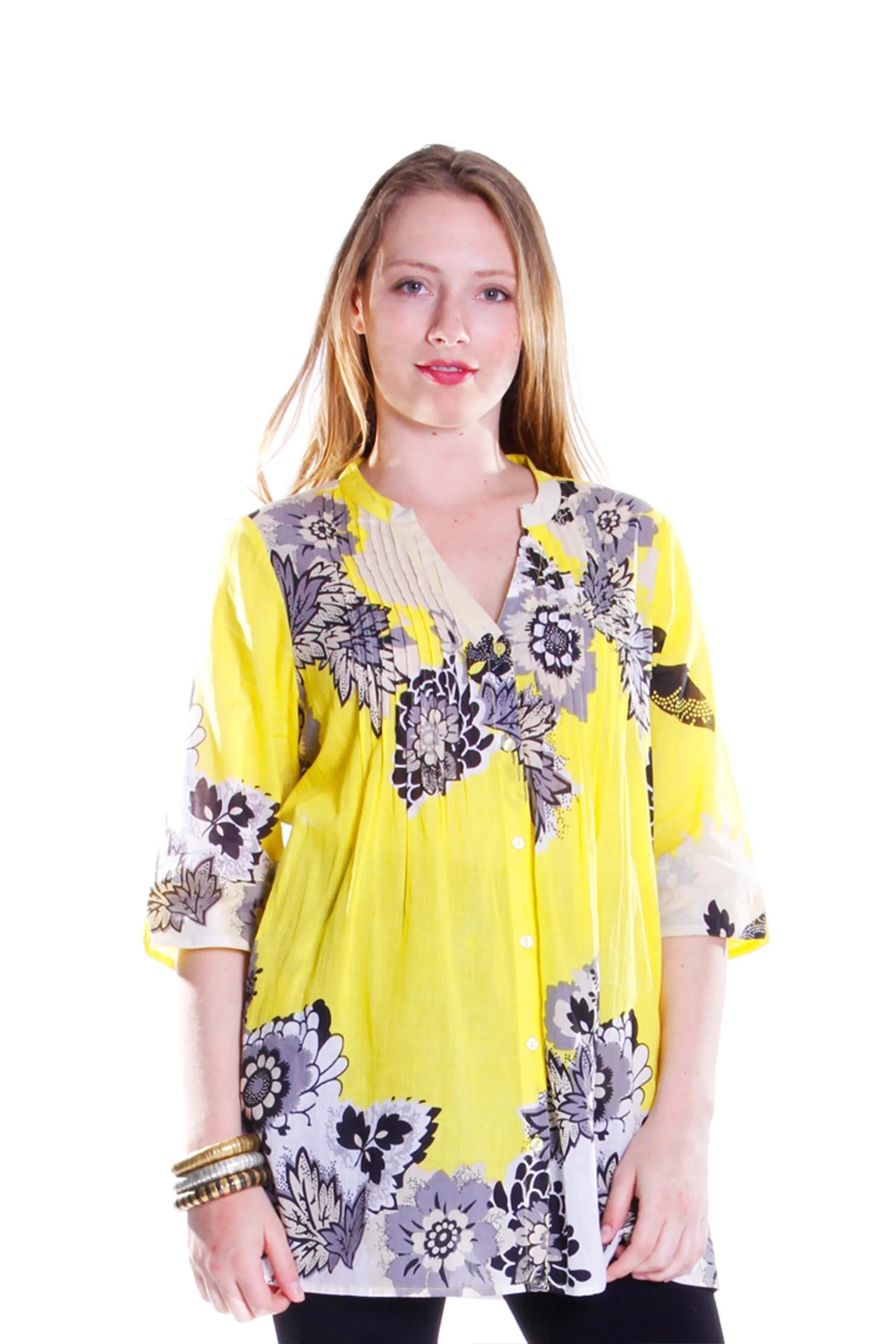 Pop Art Floral Release Print Tunic