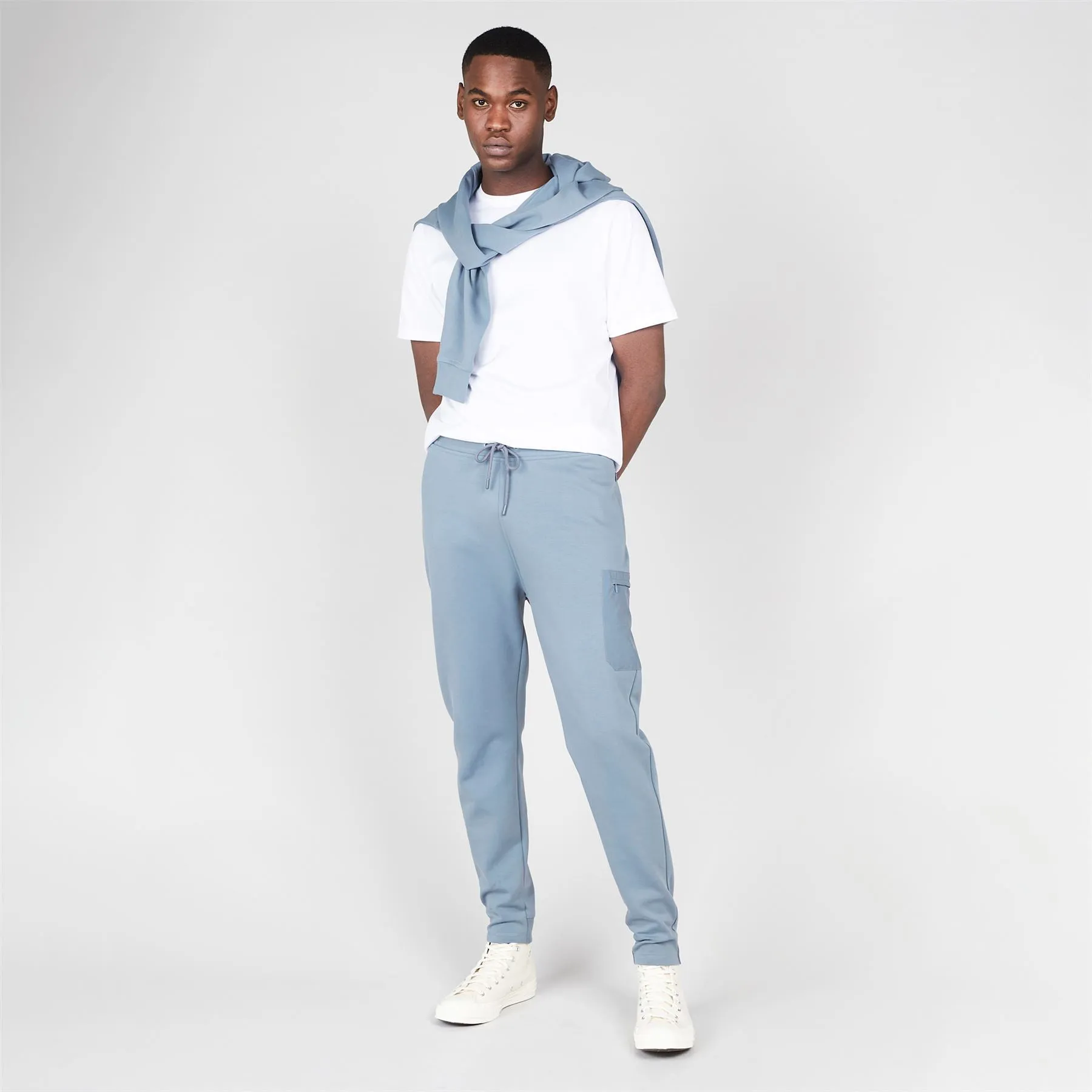 Premium Essentials Sweat Pants Blue - SU24