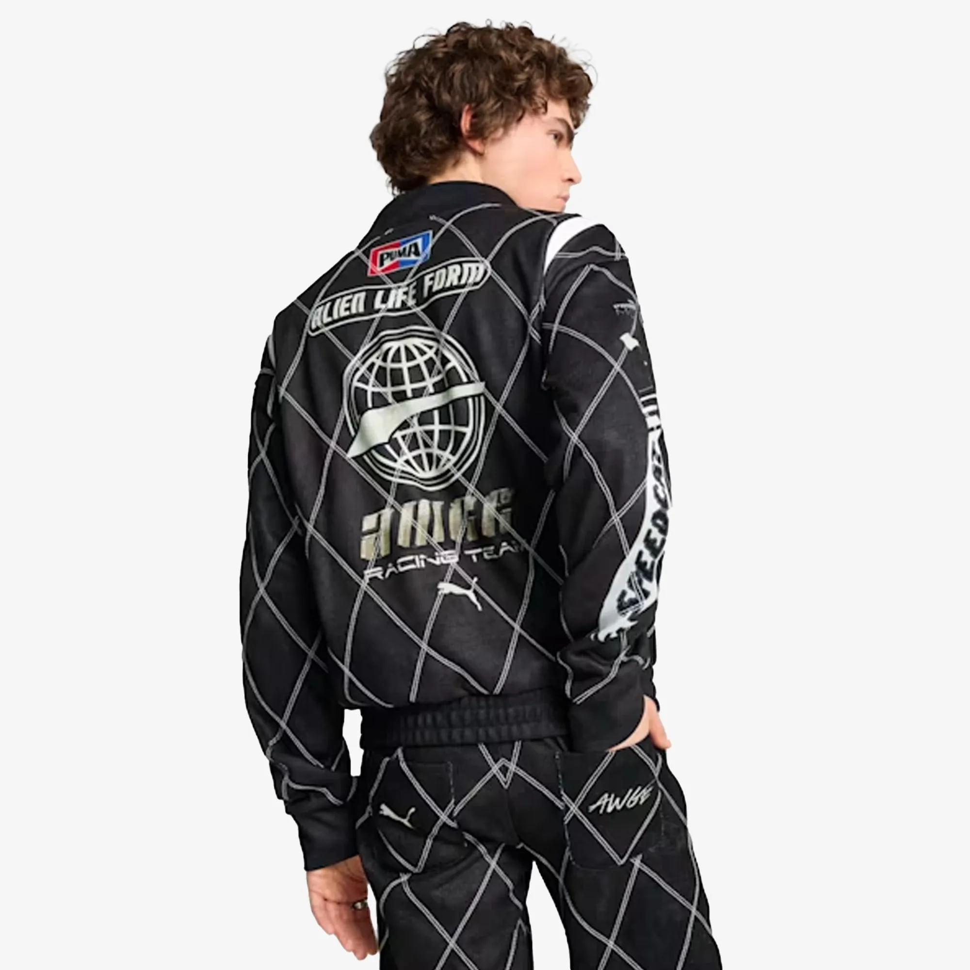 PUMA |X A$AP ROCKY DISTRESSED SWEATSHIRT { PUMA BLACK