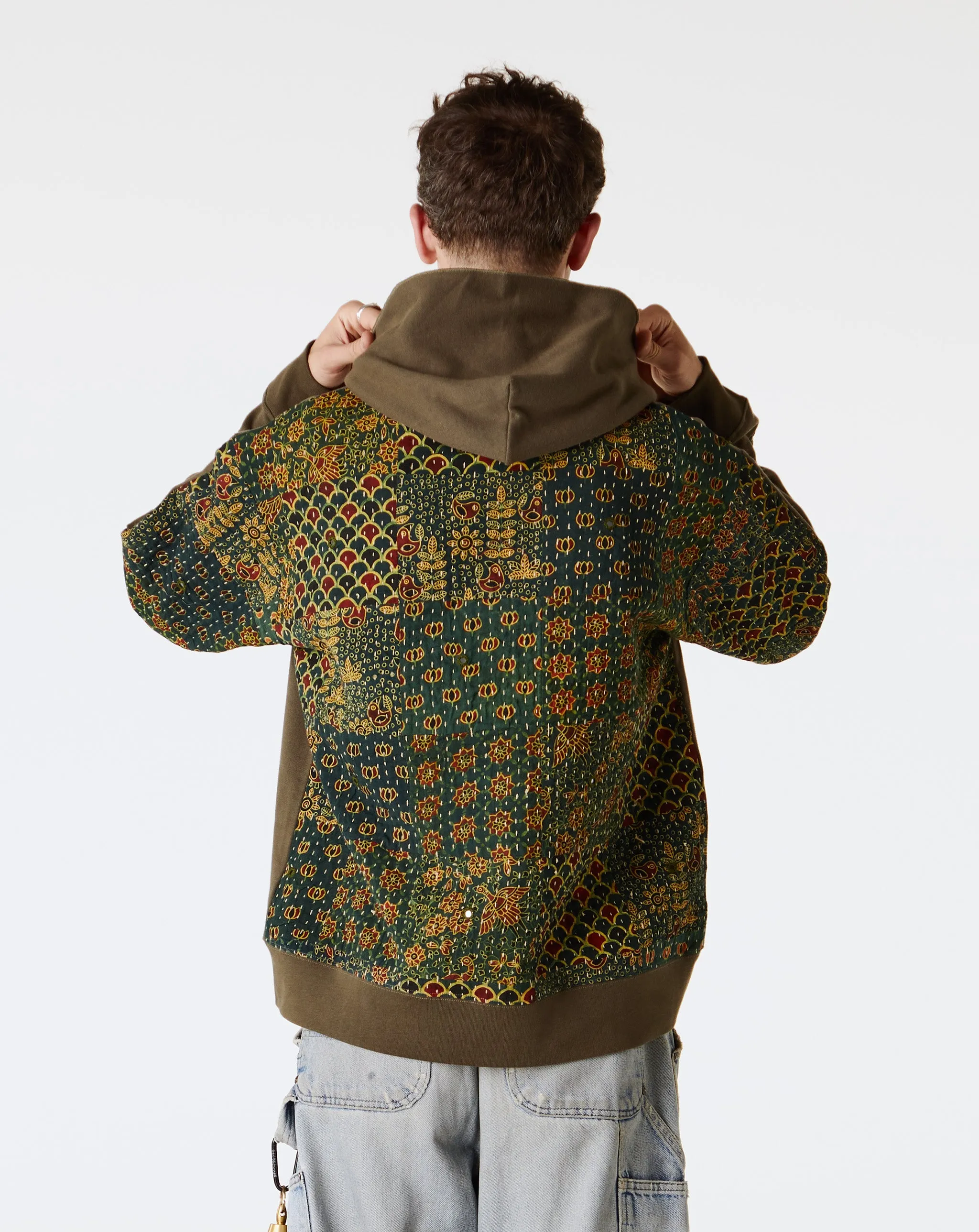 Quilt Back Hoodie
