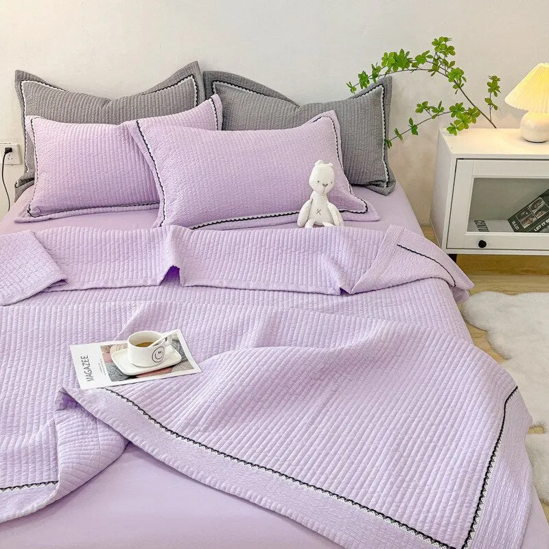 Quilted Summer Comforter Set - Elegance Princess Design