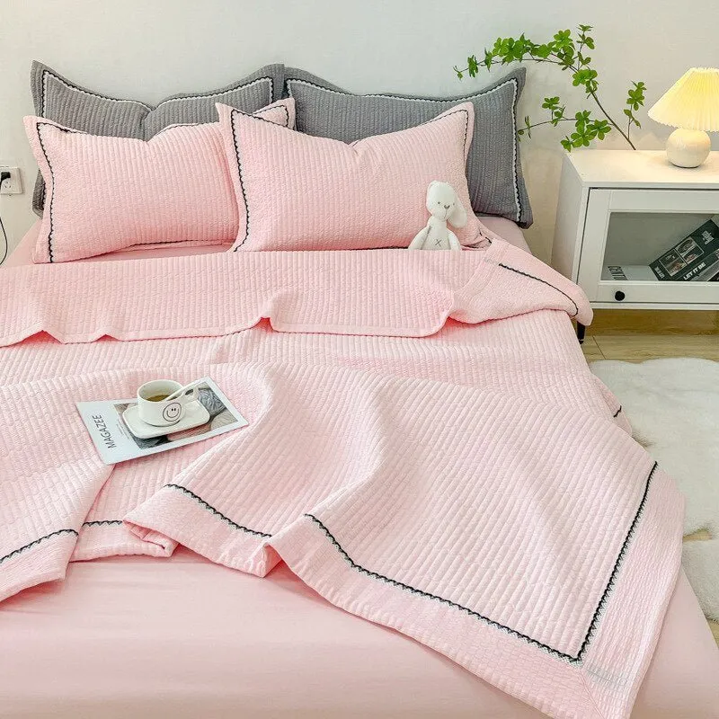 Quilted Summer Comforter Set - Elegance Princess Design