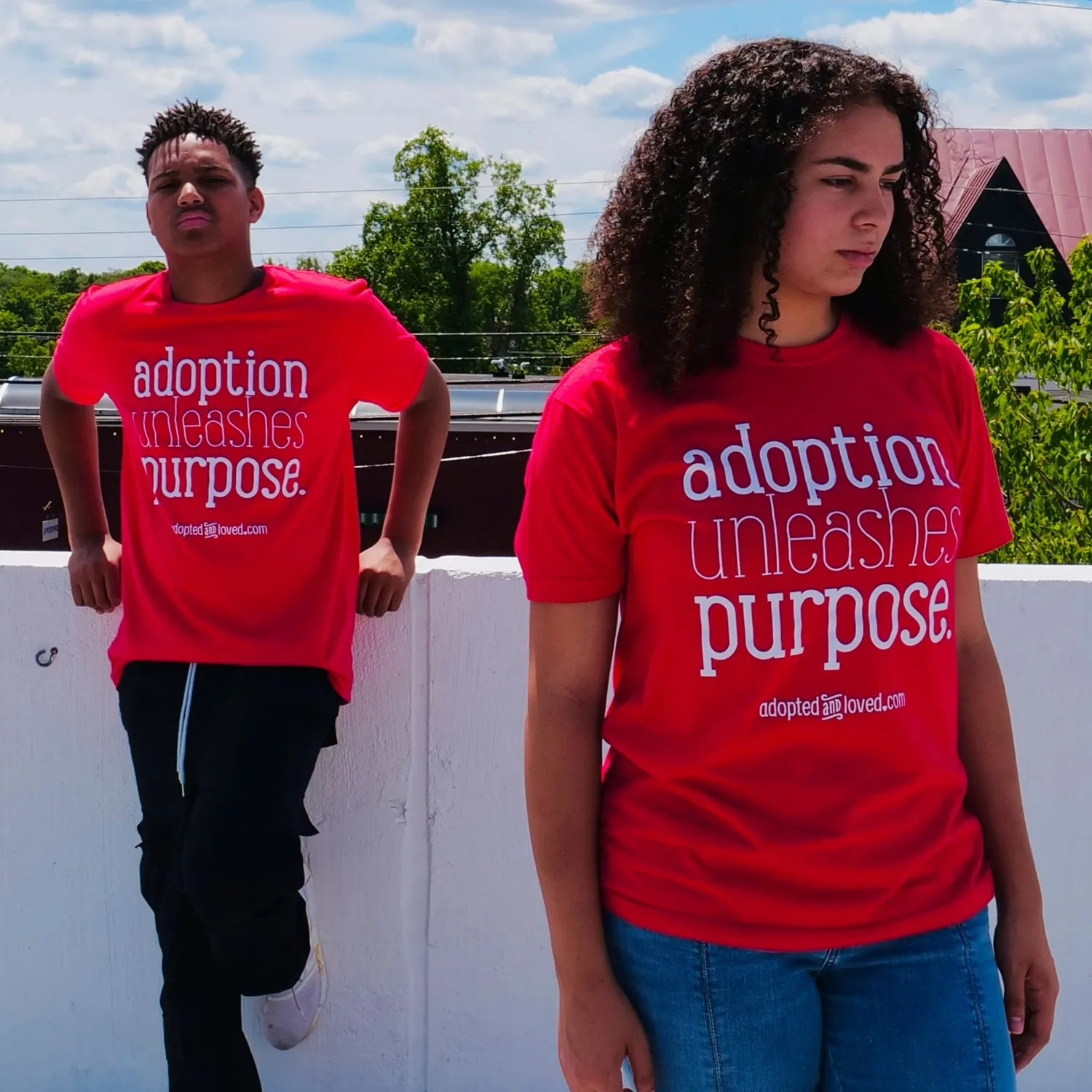 "Adoption Unleashes Purpose" Unisex T-Shirt