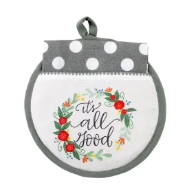 "It's All Good" Hotpad/Towel Set